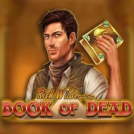 Book of Dead casino game by Play'n GO – featured logo at Wild Robin Casino