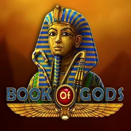 Official Slots logo: Book of Gods by BF Games at Wild Robin Casino