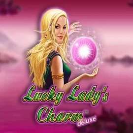 Lucky Ladys Charm Deluxe slot visual from Greentube available on wild-robins.es