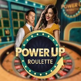 PowerUP Roulette slot visual from Pragmatic Play available on wild-robins.es