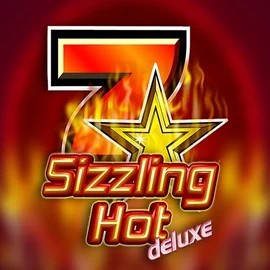 Official Slots logo: Sizzling Hot Deluxe by Novomatic at Wild Robin Casino