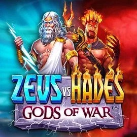 Zeus vs Hades: Gods of War online game logo by Pragmatic Play on wild-robins.es